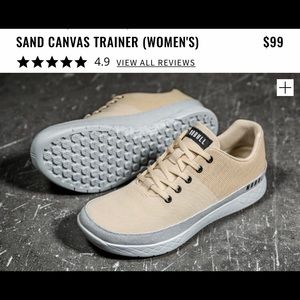 Nobull sand canvas trainers